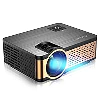Outdoor Projector, HD Movie Projector Support 1080P, 4000 Lumens Home Theater Projector with HiFi Speaker, Compatible with HDMI, Fire Stick, USB (Black)