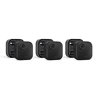 Blink Outdoor 4 (4th Gen) + Battery Extension Pack — Four-year battery wire-free smart security camera, two-way audio, HD live view, enhanced motion detection — 3 camera system