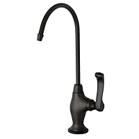 Kingston Brass Gourmetier KS3195FL Royale Single Handle Water Filtration Faucet with 4-3/4-Inch Spout Reach, Oil Rubbed Bronze