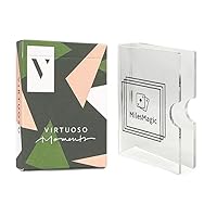 MilesMagic Virtuoso Moments (Open Court II) Playing Cards | Limited Standard Edition Virts Deck for Cardistry | with Acrylic Transparent Storage Card Clip, OC2