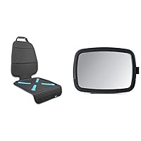 Munchkin® Brica® Elite Seat Guardian™ Car Seat Protector and 360 Pivot Baby in-Sight® Wide-Angle Adjustable Car Mirror