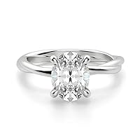 Sterling Silver 4-Prong Petite Twisted Vine Simulated 1.5 CT Diamond Or Moissanite Engagement Ring Promise Bridal Ring