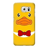 R2760 Yellow Duck Tuxedo Cartoon Case Cover for Samsung Galaxy S6 Edge Plus