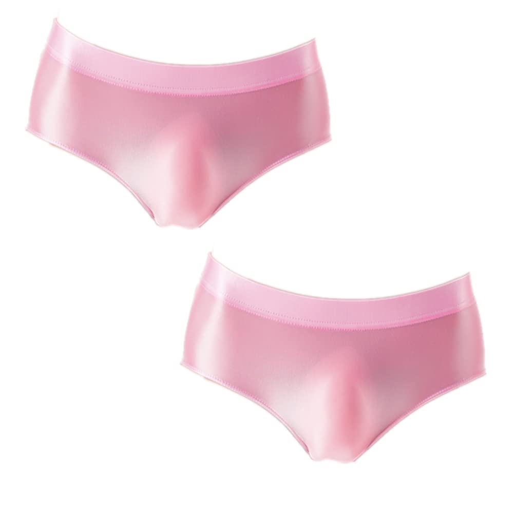 Summer Code Mens Sissy Panties Stretchy Silky Glossy Bikini Briefs  Underwear Lingerie Underpants for Men