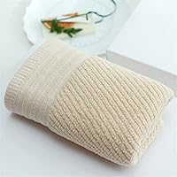 Cotton Soft Hand Towel Hair Towel Home Bathroom Spa Sauna Towel Towel (Color : Black, Size : 34x75cm)
