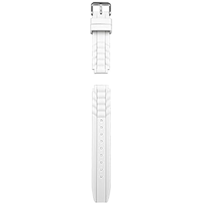 VibraLite Mini White Silicone Replacement Watch Band