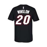 adidas Miami Heat Justise Winslow Black T Shirt