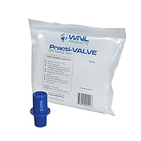 WNL Products 5000TV Practi-Valve CPR Training Valve Fits All WNL Adult Child and Infant Training Masks (10 Valves)
