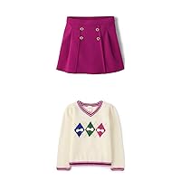 Gymboree Girls' Skirt and Shirt, Matching Toddler Outfit