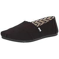 TOMS Women's, Alpargata Recycled Slip-On Solid Black 5.5 M