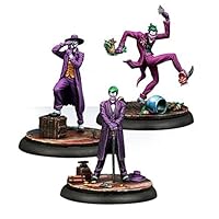 Batman Miniature Game: The Three Jokers – 35MM Scale - Unpainted – Ages 14+