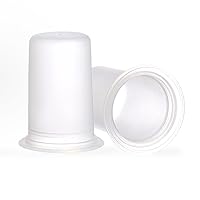 Ameda Universal Silicone Replacement Diaphragms, Clear, Closed-System Pumping, Breastfeeding Equipment & Accessories | 2 Count | (New & Improved) | Ameda Mya Joy & Mya Joy PLUS Breast Pump Accessories