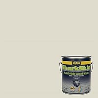 Rodda Paint SharkSkin Deck & Siding Solid Wood Stain, 1 Gallon, 4240011-EX133/Oyster White