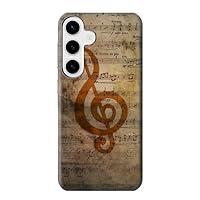 jjphonecase R2368 Sheet Music Notes Case Cover for Samsung Galaxy S24 Plus