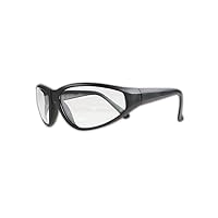 MAGID Y80 Gemstone Onyx Protective Glasses with Black Frame and Clear Lens (Case of 12)