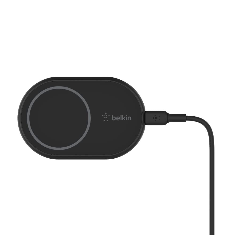 Belkin Magnetic Wireless Car Charger - MagSafe Compatible Car Mount Wireless Charger - Air Vent Mount with Included Power Supply for iPhone 14, iPhone 13 & iPhone 12 - Car Magnetic Phone Mount Charger