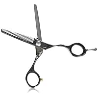 Cricket S2 T-30 Thinning Shears Professional Stylist Barber Hair Cutting Scissors, Removes Bulk, Convex Edge, Hand Polished Swedish Steel