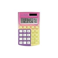 MILAN® Pocket 8 Digit Sunset Calculator Box, Yellow-Pink
