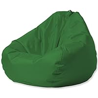Floating Bean Bag For Pool,Bean Bag Chairs For Adults,Outdoor Waterproof Bean Bag Cover No Filler Garden Beach Camping Swimming Pool Floating Beanbag Pouf Chair Oxford ( Color : Green , Size : 2XL-D10