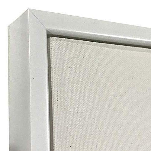 White Floater Picture Frame 1 3/8" Deep, for 3/4" canvas, (different sizes) (24x36")