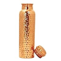 Pure Copper Water Bottle for Perfect Ayurvedic Copper Sports, Fitness, Yoga, Natural Health Benefits- 1500 ML Leak Proof Joint Free