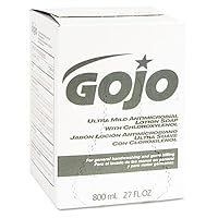 Ultra Mild Antimicrobial Lotion Soap 800 ml Bag in Box Dispenser Refill (GOJ921212)