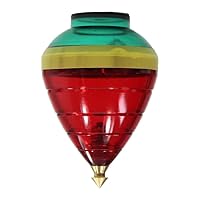Trompo Bearing Tip Spin Top (Red and Green)