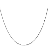 ICE CARATS 10K Yellow Gold .8mm Lite Baby Rope Chain Necklace