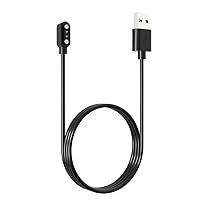 EMMETTBEN Smartwatch USB Charging Cable for Willful IP68/SW021/SW025/SW01/SW023/ID205U/Umidigi Uwatch 3 Sport Watch Magnetic Charger Power Supply Wire Dock Stand
