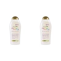 OGX Extra Creamy + Coconut Miracle Oil Ultra Moisture Body Wash, 19.5 Fl Oz (Pack of 2)