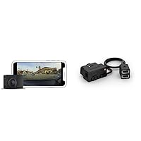 Garmin Dash Cam 67W & Constant Power Cable, Compatible with Garmin Dash Cam, Fits Vehicle's OBD-II Port for Power Even When Parked and Turned Off