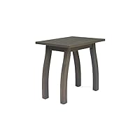 Christopher Knight Home Sadie Outdoor Acacia Wood Accent Table, Gray Finish