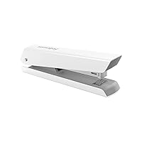 Fellowes LX820 Classic Desktop and Office Stapler for Classroom, Home and Work, Holds Full Strip of Staples, 20 Sheet Capacity, White