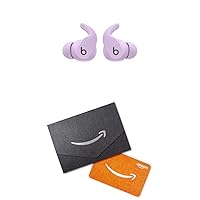 Beats Fit Pro – True Wireless Noise Cancelling Earbuds – Apple H1 Headphone Chip, Class 1 Bluetooth®, Built-in Microphone, 6 Hours Of Play Time – Stone Purple + Amazon.com Gift Card in a Mini Envelope