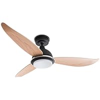 Bayu Energy Saving Ceiling Fan with Dimmable LED Lighting and Remote Control 122 cm Very Quiet