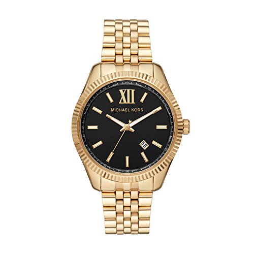 Michael Kors Mens Chronograph Lexington GoldTone Stainless Steel Bracelet  Watch 45mm MK8281  Macys