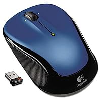A better mix of precision and comfort with scrolling designed for Web use. - LOGITECH, INC. M325 Wireless Mouse, Right/Left, Blue