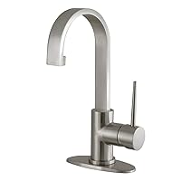 Kingston Brass LS8218NYL New York Bathroom Faucet, 5-1/16 inch in Spout Reach, Brushed Nickel