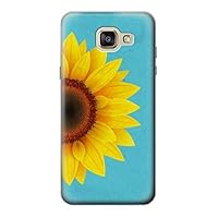 R3039 Vintage Sunflower Blue Case Cover for Samsung Galaxy A5 (2016)