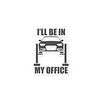 I'll Be in My Office Engine Piston Graphic Tee Shirt Retro Car Mechanic