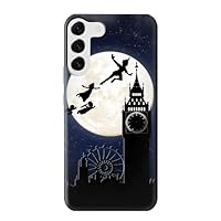 R3249 Peter Pan Fly Full Moon Night Case Cover for Samsung Galaxy S23 Plus