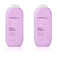 Method Body Wash, Berry Balance, Paraben and Phthalate Free, 18 oz (Pack of 2)