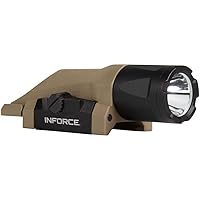 Inforce WML Gen 3 LED Weapon Light, White/IR LED, 450 Lumens, Black, IF71013 (Dark Earth)