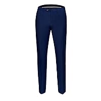 Suit Trousers, Fashionable and Elegant Men's Formal Trousers, Solid Color Straight Trousers, Slim Fit Trousers