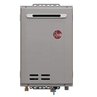 Rheem RTG-70XLN-3 High Efficiency Non-Condensing Outdoor Tankless Natural Gas Water Heater, 7.0 GPM, Gray