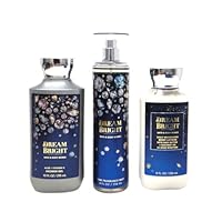 Bath and Body - Dream Bright Gift Set - Nourishing Body Lotion - Shower Gel - Fine Fragrance Mist