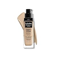 Can't Stop Won't Stop Foundation, 24h Full Coverage Matte Finish - Nude