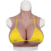 Plus Size Breasts Forms,Silicone Breastplate B-S Cup Fake Boobs for Crossdressers Transgender Drag Queen Cosplay