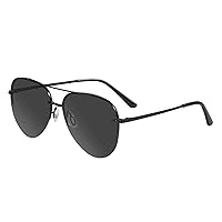 TIJN Classic Aviator Sunglasses for Men Women Driving Sunwear Shades, Premium Polarized Lens