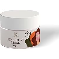 NN World Pink Clay Mask for Tan Removal, Open Pores, Reduce Inflammation & Great Exfoliator for Face | Face Mask for Men & Women Suitable for All Skin Type- 50 ML